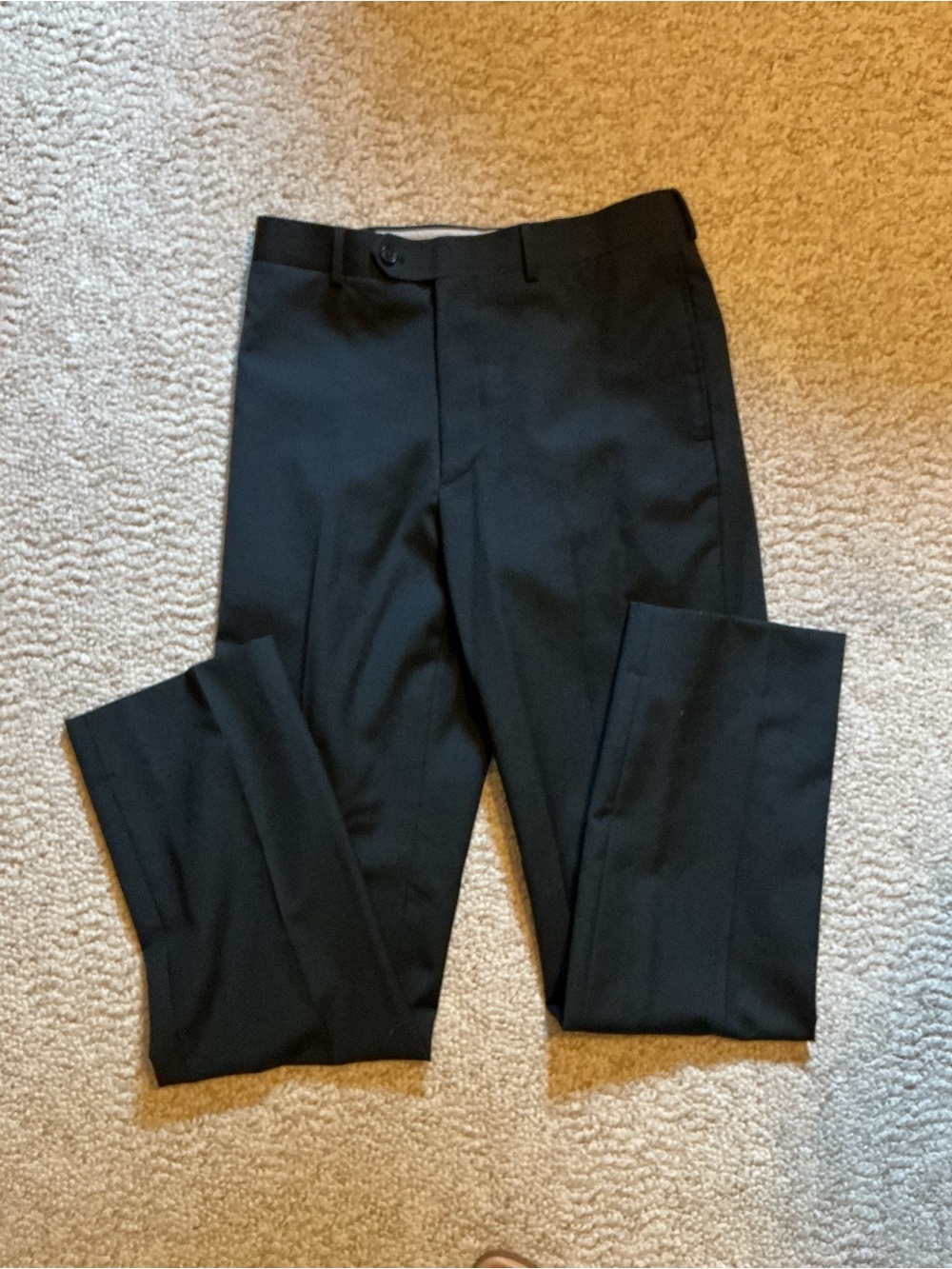 Pronto Uomo Men’s Black Dress Trousers - approx 30/33 can be lengthened